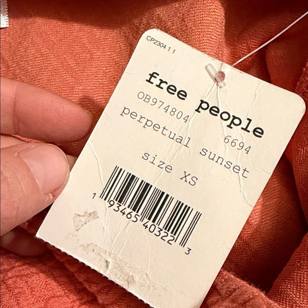 Free People Coral Sleeveless Dress